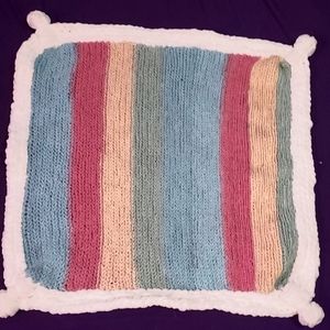 Hand made baby blanket (lovey size)